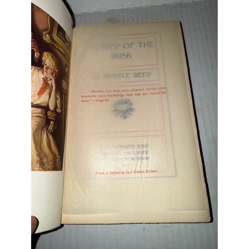 Book Flower of the Dusk (Hardcover) (1908) - Picture 7 of 10